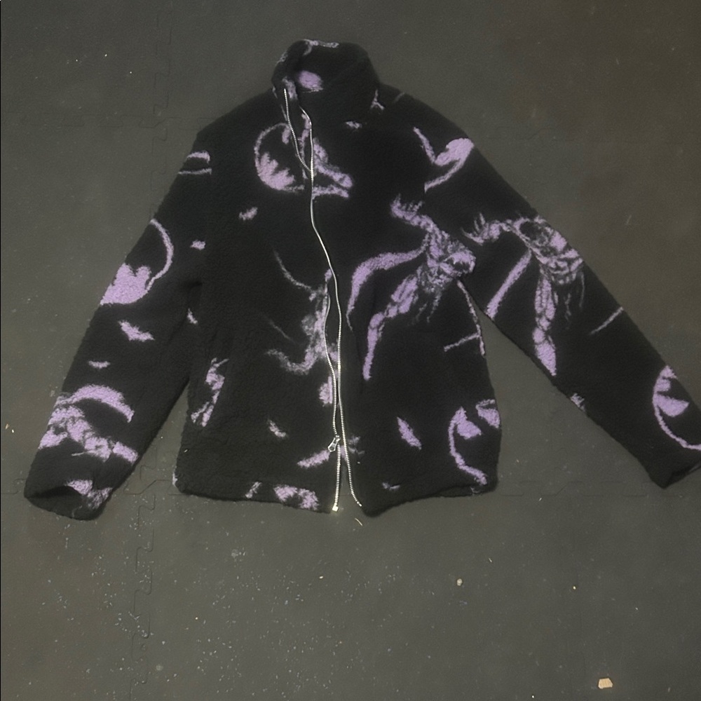Bioworld Batman Black and Lavender Jacket